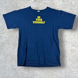 Vintage Anvil Tim Gaither Comedy Shirt Adult Medium Go F*ck Yourself GFY Tee